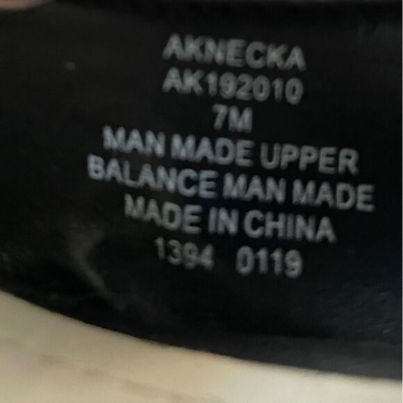 Anne Klein iFlex Black Pointed Toe Sling Back Flats Short Wedge Heels 7M - Picture 4 of 7